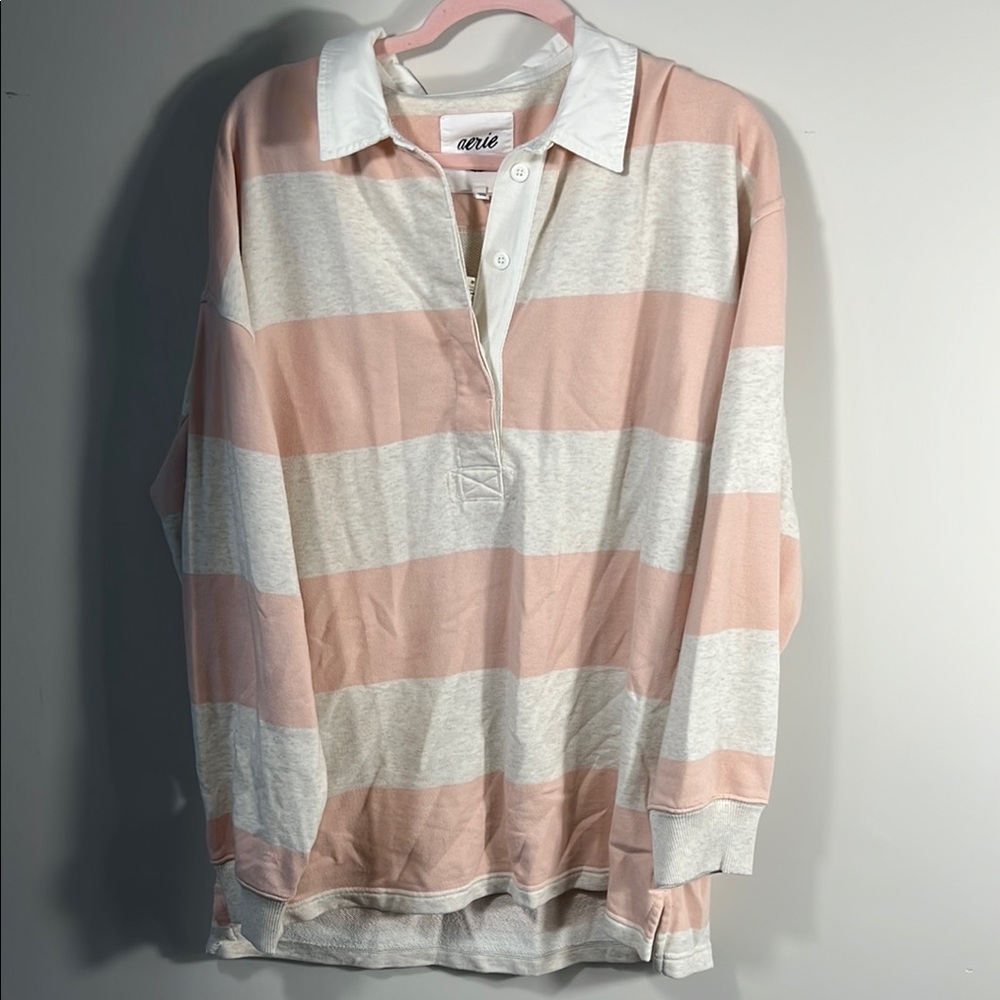 Aerie oversized rugby size medium. New with tags.